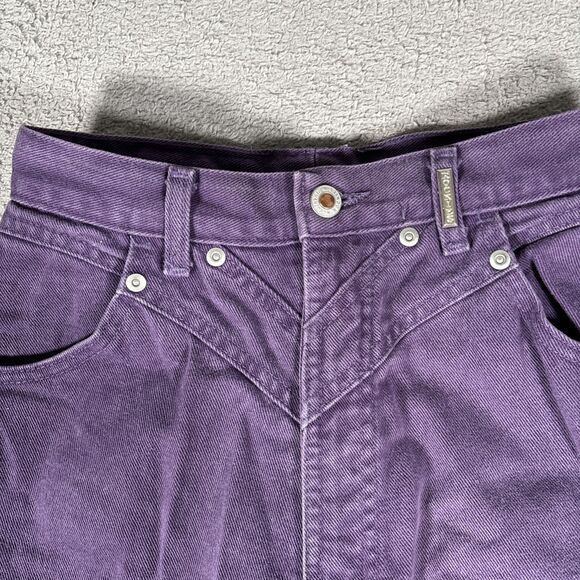 Vintage Rockies Rocky Mountain Jeans Western Bareback Purple Women Size 25WX35L - Picture 6 of 16